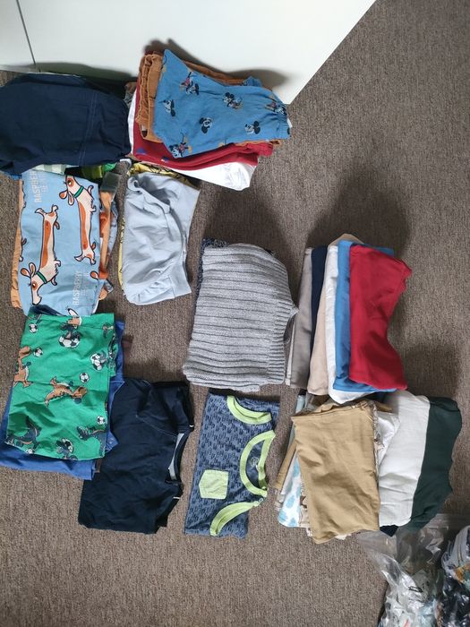 Paka ciuszkow dla chłopca rozmiar 92