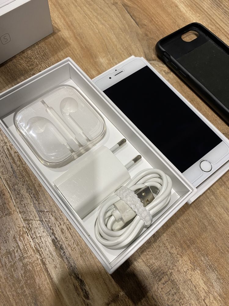 iPhone 6S Silver 64GB bez blokad + etui powerbank