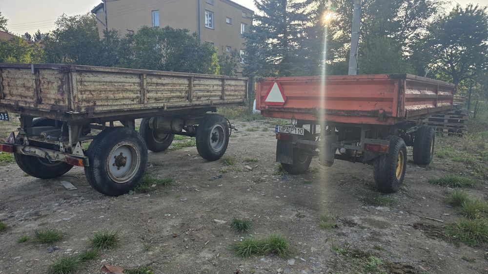 Przyczepa wywrotka D 732 zarejestrowana f.vat transport d55,   6,8 ton