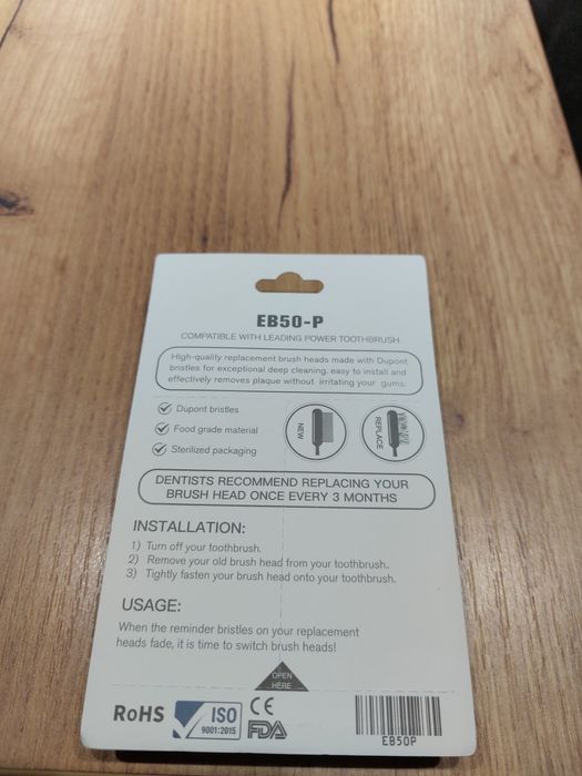 Końcówki do szczoteczki elektrycznej