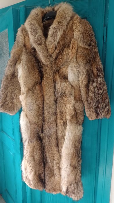 Futro naturalne długie z kojota