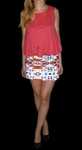 Nowa mini sukienka Rainbow BonPrix 36,S/38,M azteckie wzory