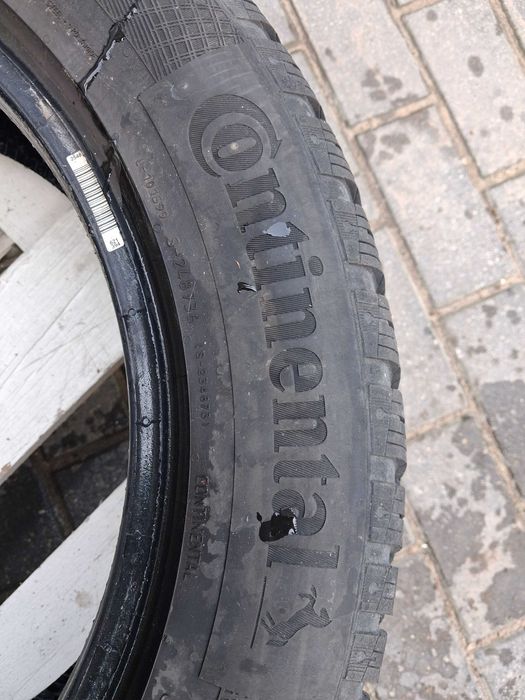 2x używane opony zimowe 205/55 R16 Continental Gwarancja Montaż