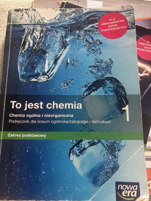 To jest chemia 1 zakres pods. dla liceum i technikum