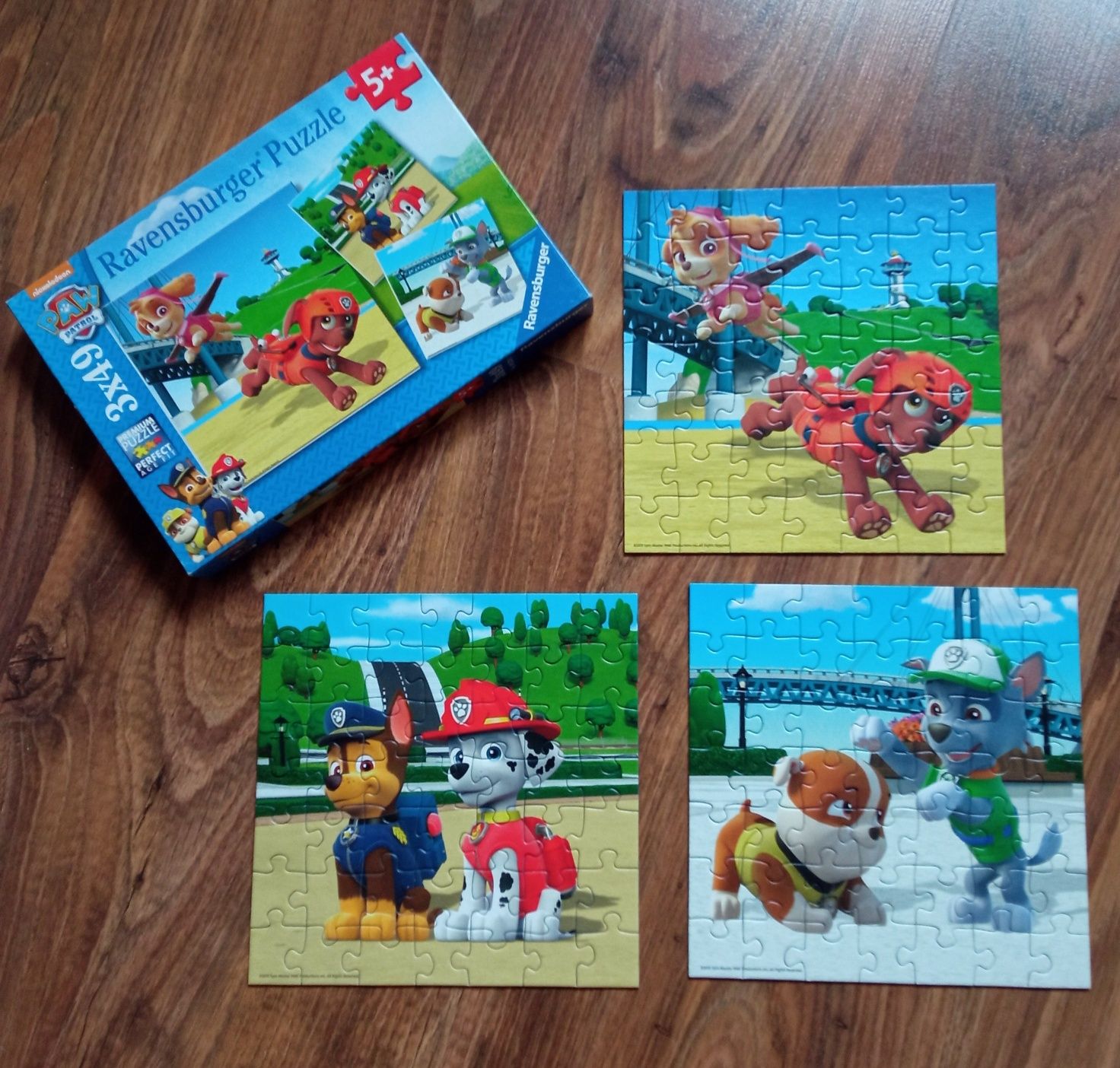 Puzzle Psi Patrol Ravensburger 3x49