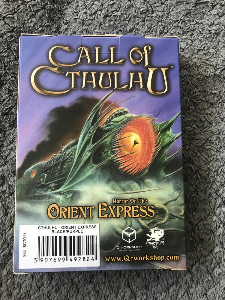 Kości Call of Cthulhu Horror on the Orient Express