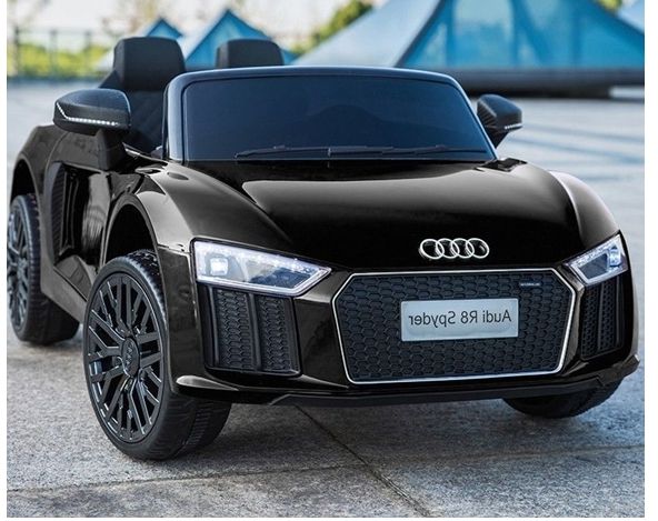 Auto R8 gumowe koła EVA pilot otwierane drzwi Skórzane siedzenie