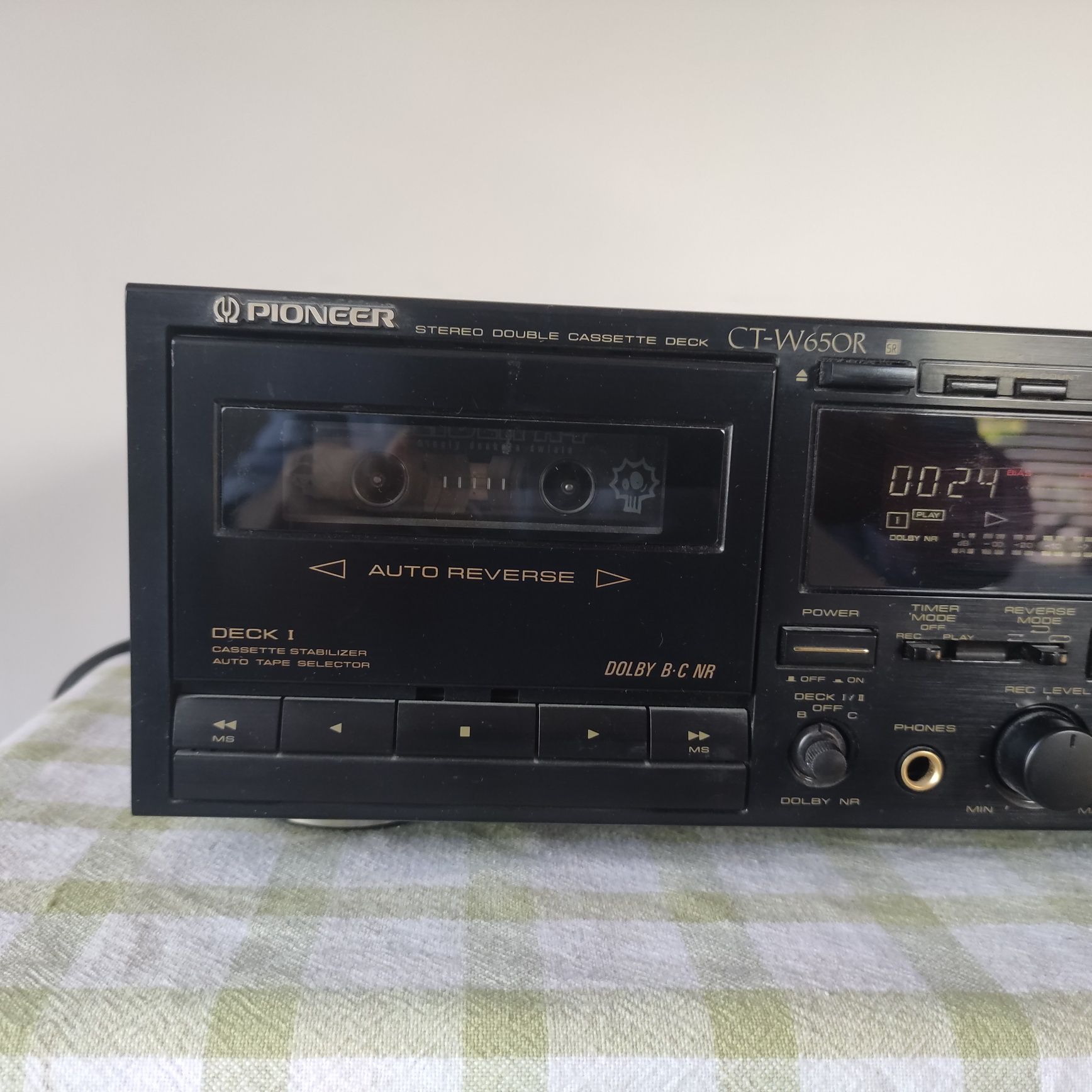 Pioneer CT-W650R magnetofon dwukasetowy