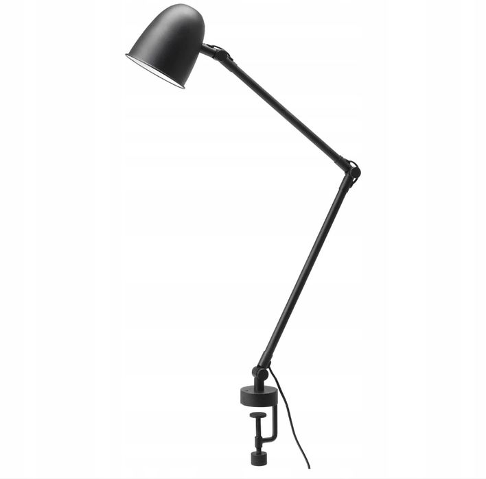 IKEA  Skurup lampka ścienna  biurkowa czarna