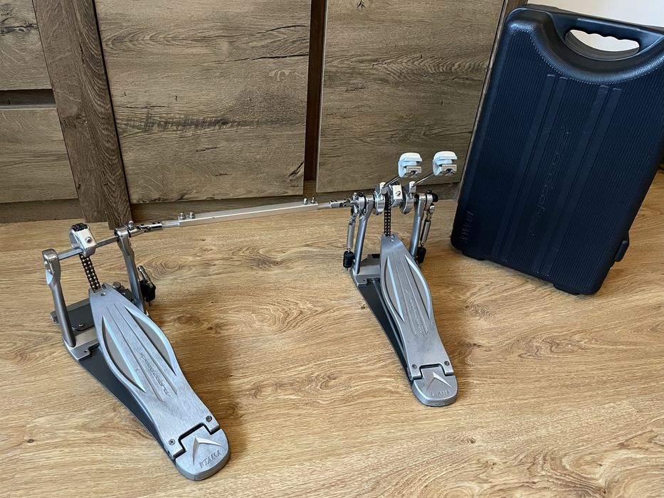 Top! Podwójna stopa perkusyjna Tama Speed Cobra perkusja twin + case