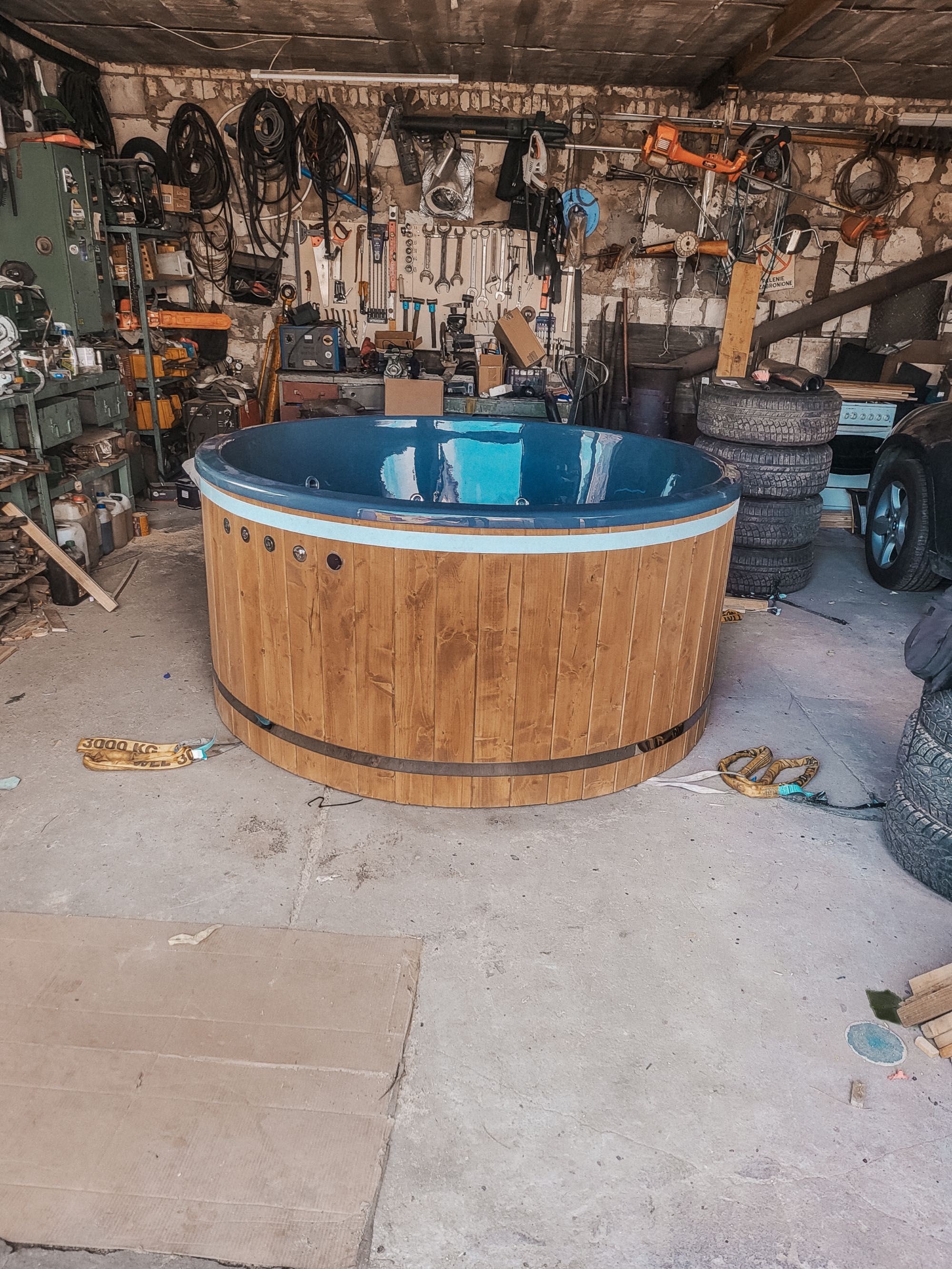 Balia ogrodowa ruska bania JACUZZI | TRANSPORT