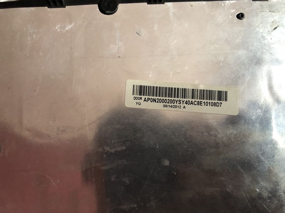 Сервисная крышка леново G580 20150 Lenovo G580 задняя крышка озу винта