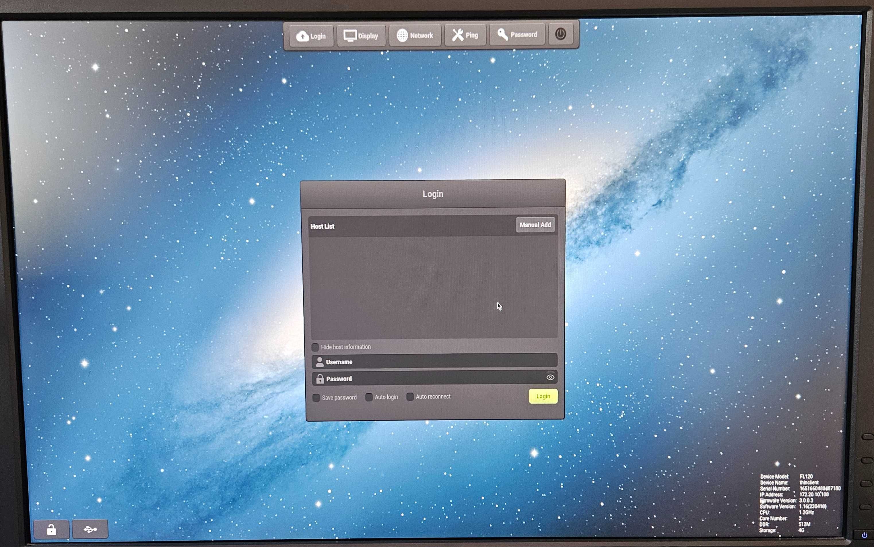 Тонкий клиент мини компьютер Thin Client FL120 with RDP