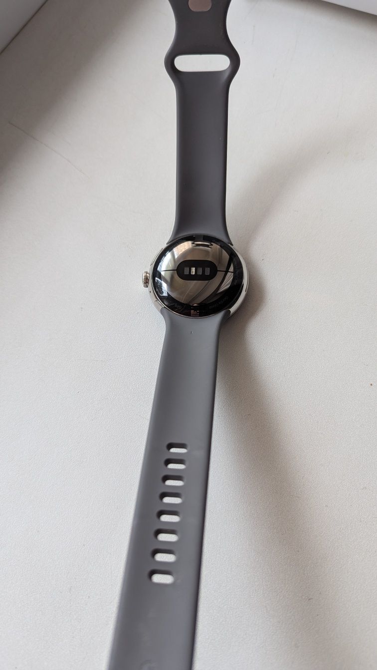 Смарт часы Google Pixel Watch Polished Silver LTE