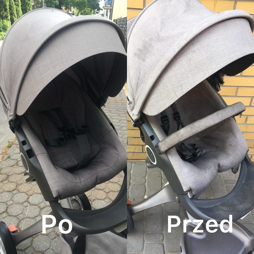 Pranie wózków dziecięcych, fotelików dziecięcych, przyczepek
