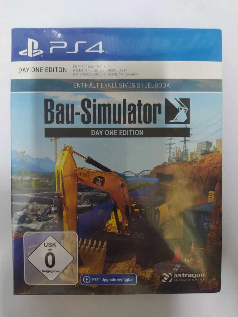 NOWA Construction Simulator Day One Edition PS4 + STEELBOOK