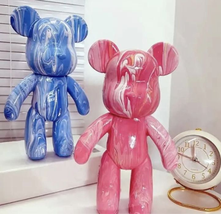 Флюїдний Мішка 33 см bearbrick DIY Мишка с красками творчество краски