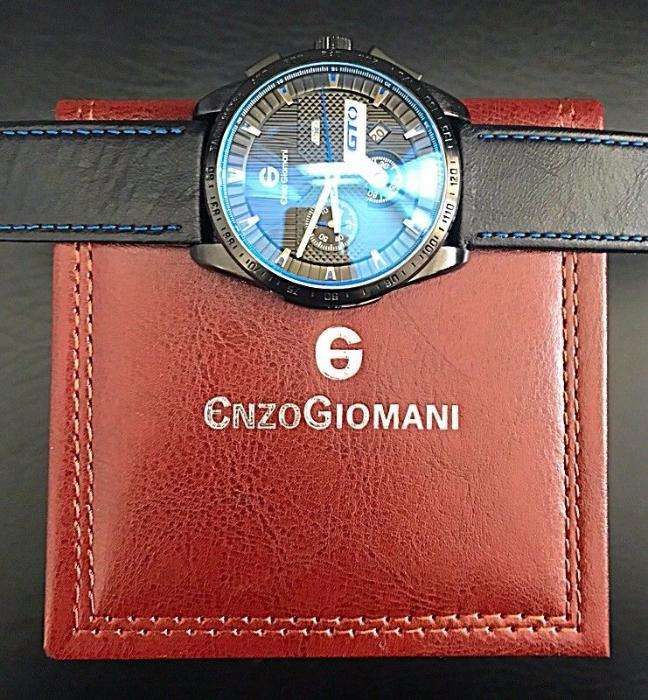 enzo giomani gto (relógio) black / com cronógrafo