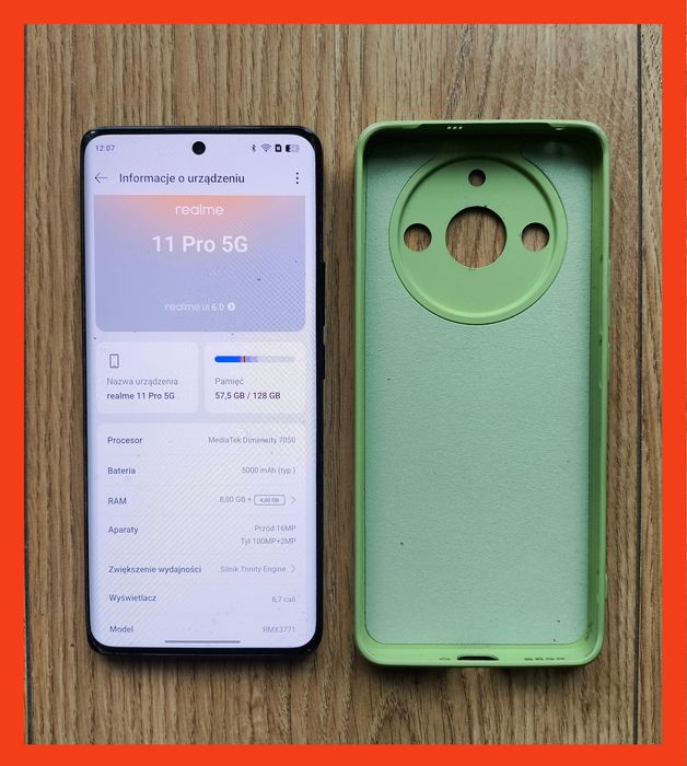 realme 11 PRO 5G 12/128GB AMOLED 6.7' Full HD+ jak s20 s23 POCO X7 PRO