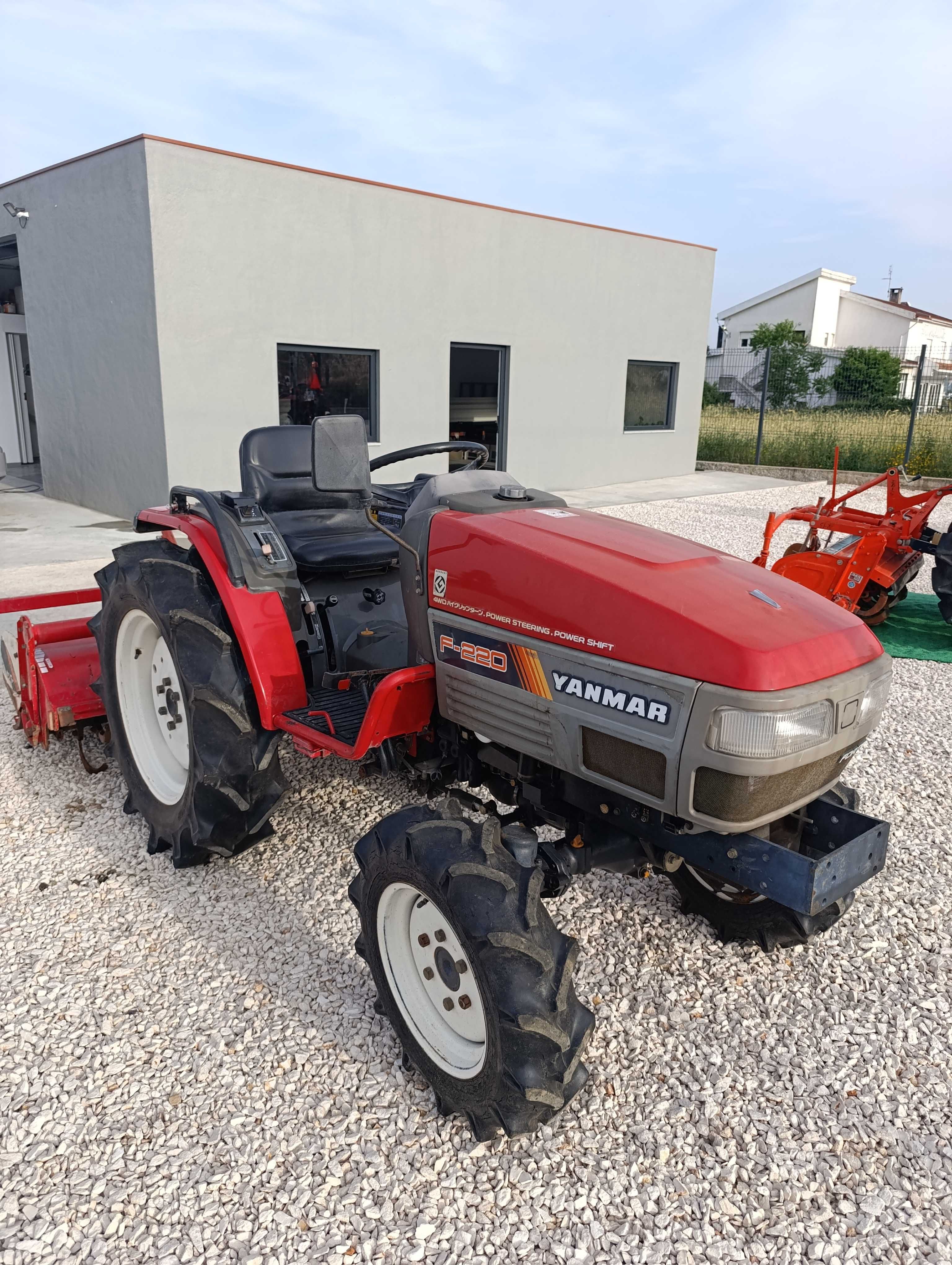 Yanmar f220 com frese, 4x4