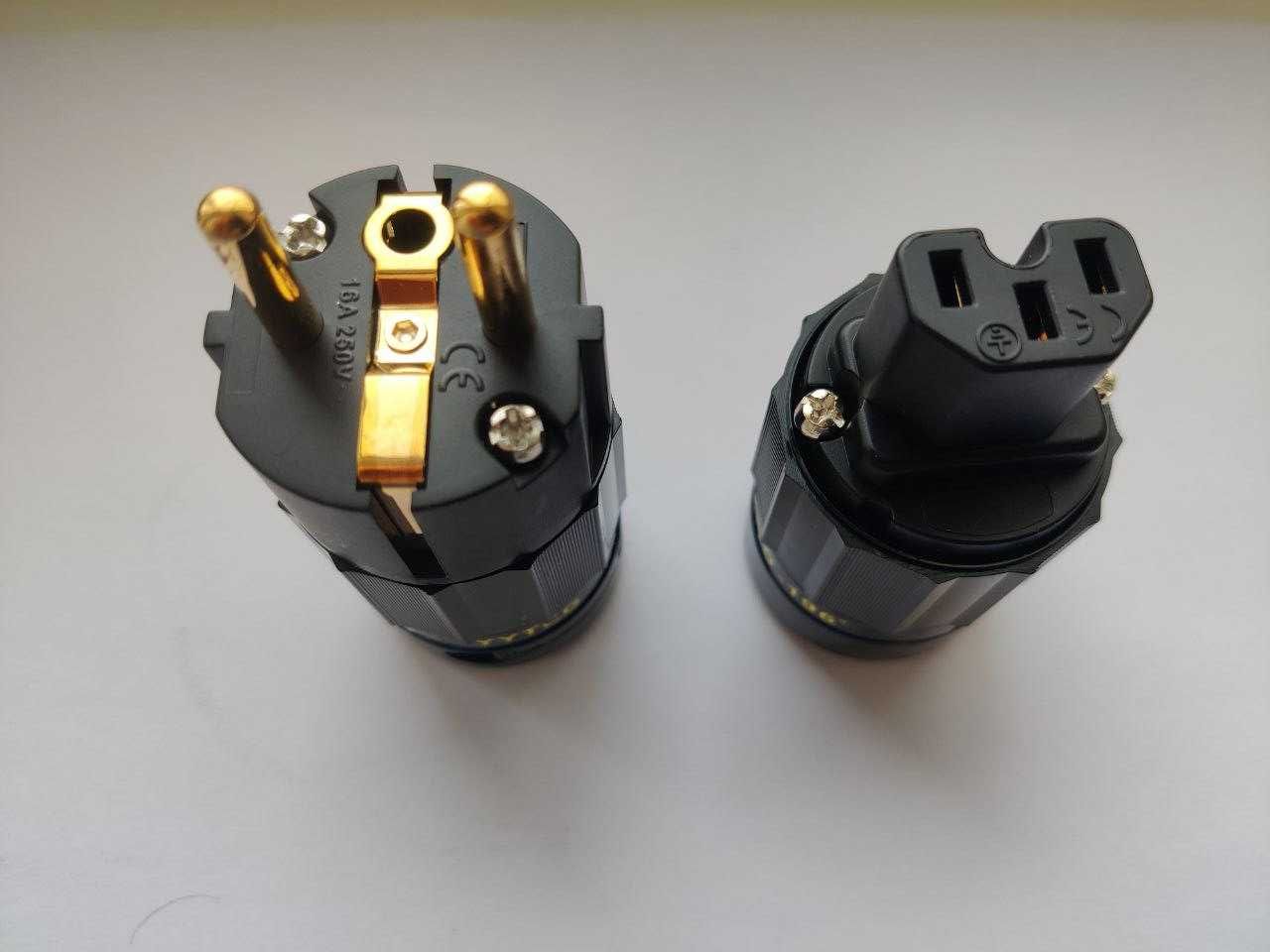 Разъёмы питания вилка ложка JP Krell Monosaudio Audiocrast 2-3pin С7
