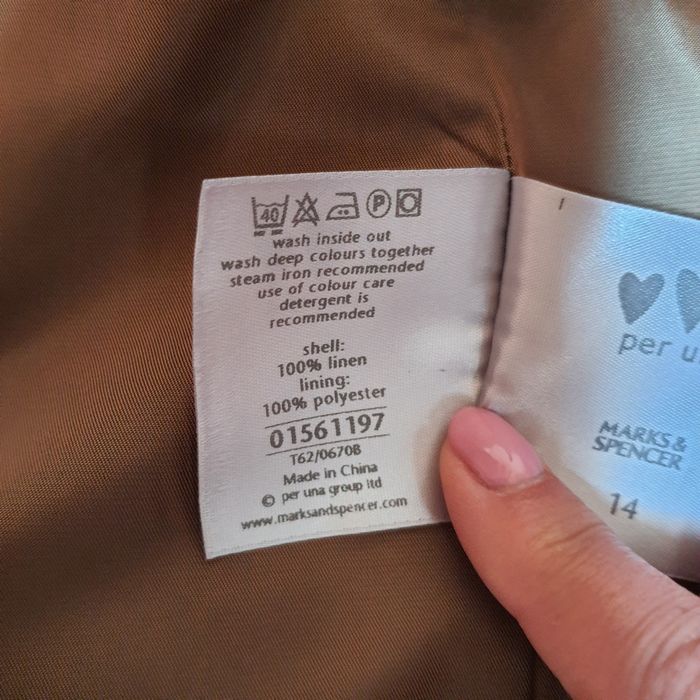 Lniana marynarka rozmiar 38 Marks&Spencer