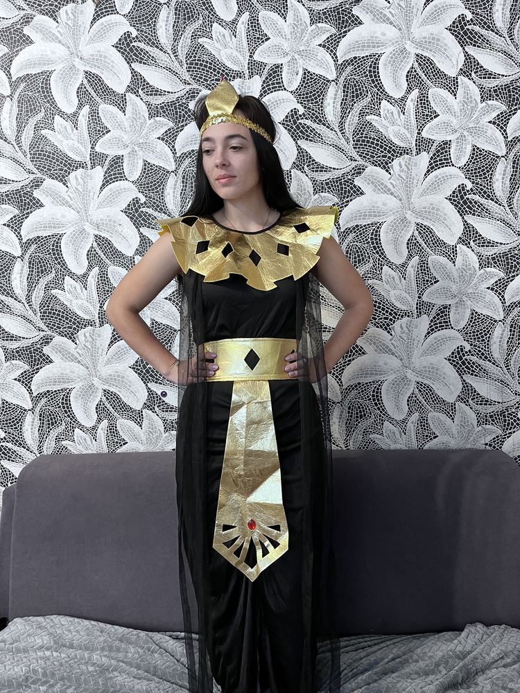 Костюм платье клеопатра египетская принцесса размер с м л
