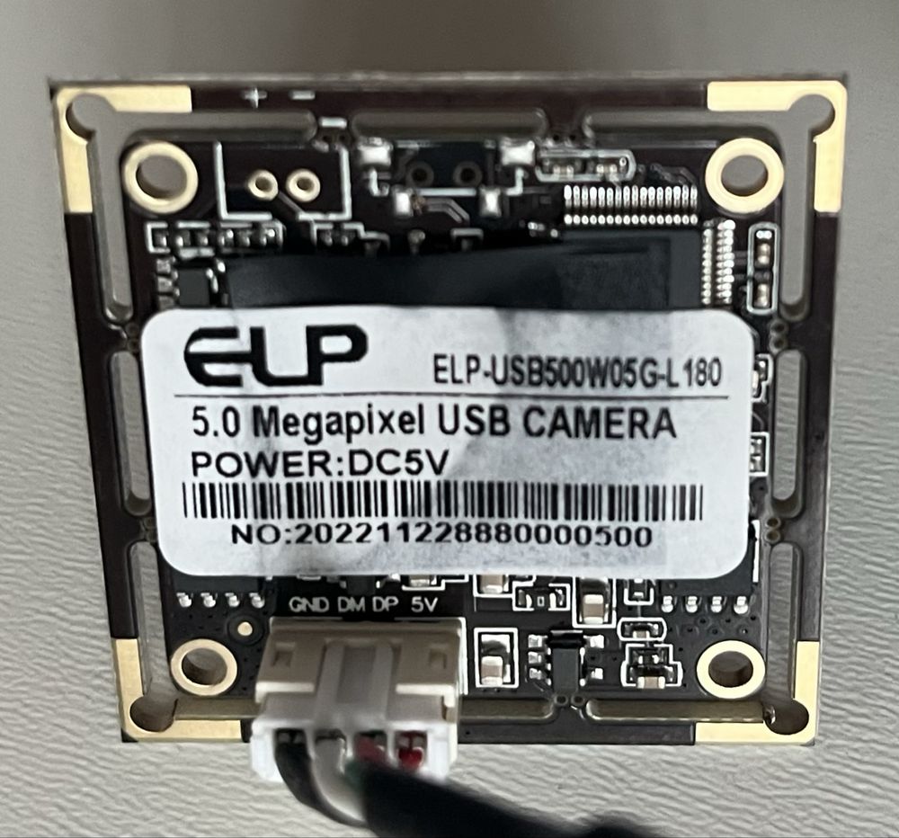 Mini kamera USB ELP 5MP 180° MI5100 OTG UVC CMOS fisheye