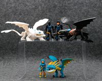 ТРИ фігури з мультфильму Як приручити дракона іграшка беззубик фурія