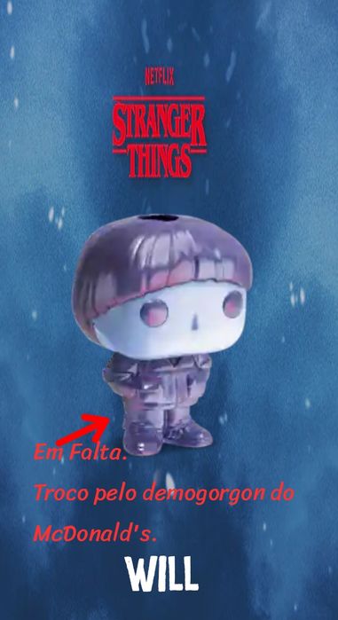 Coleção stranger things McDonald's