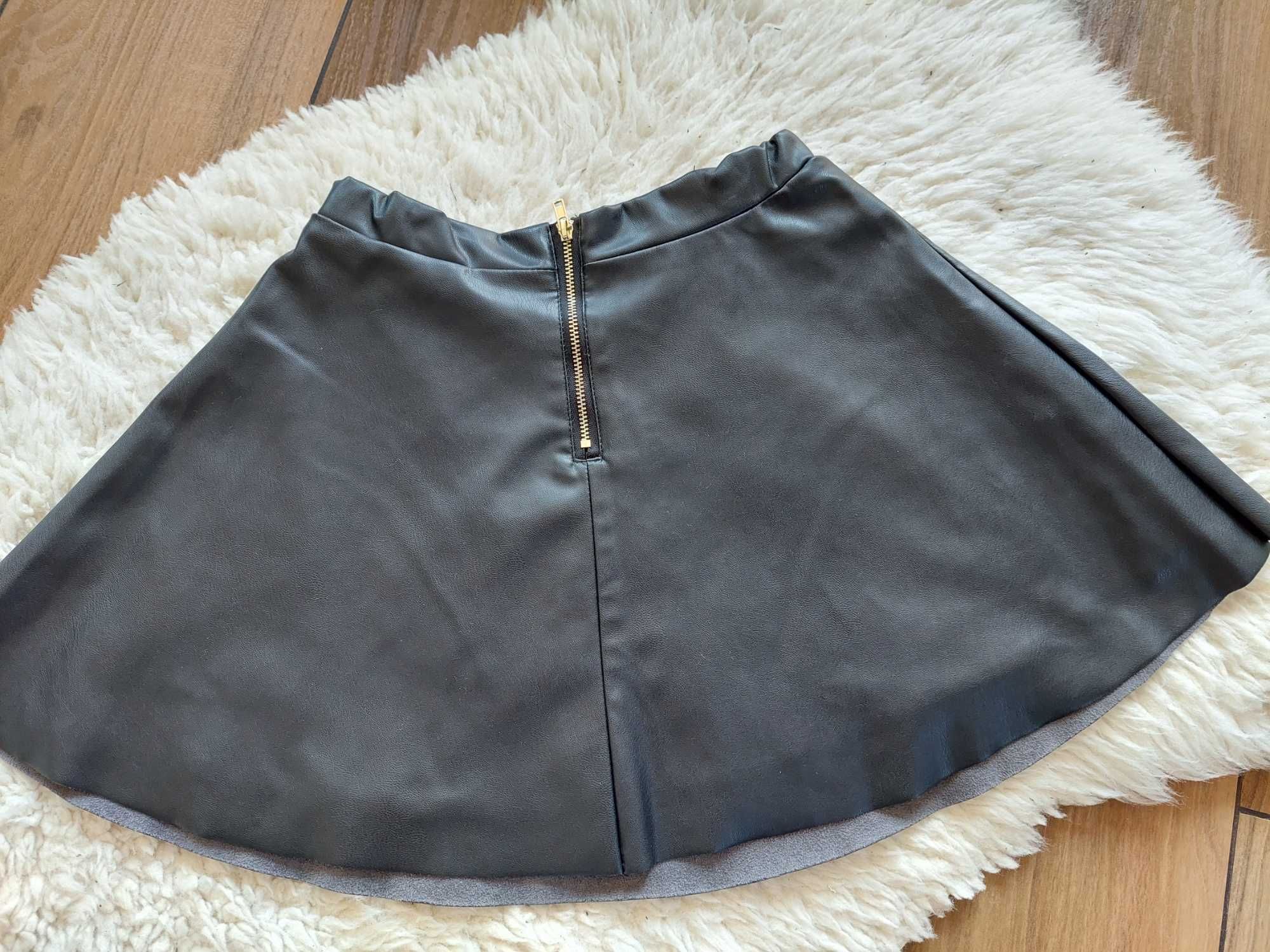 Spódniczka H&M roz 134 eko skóra