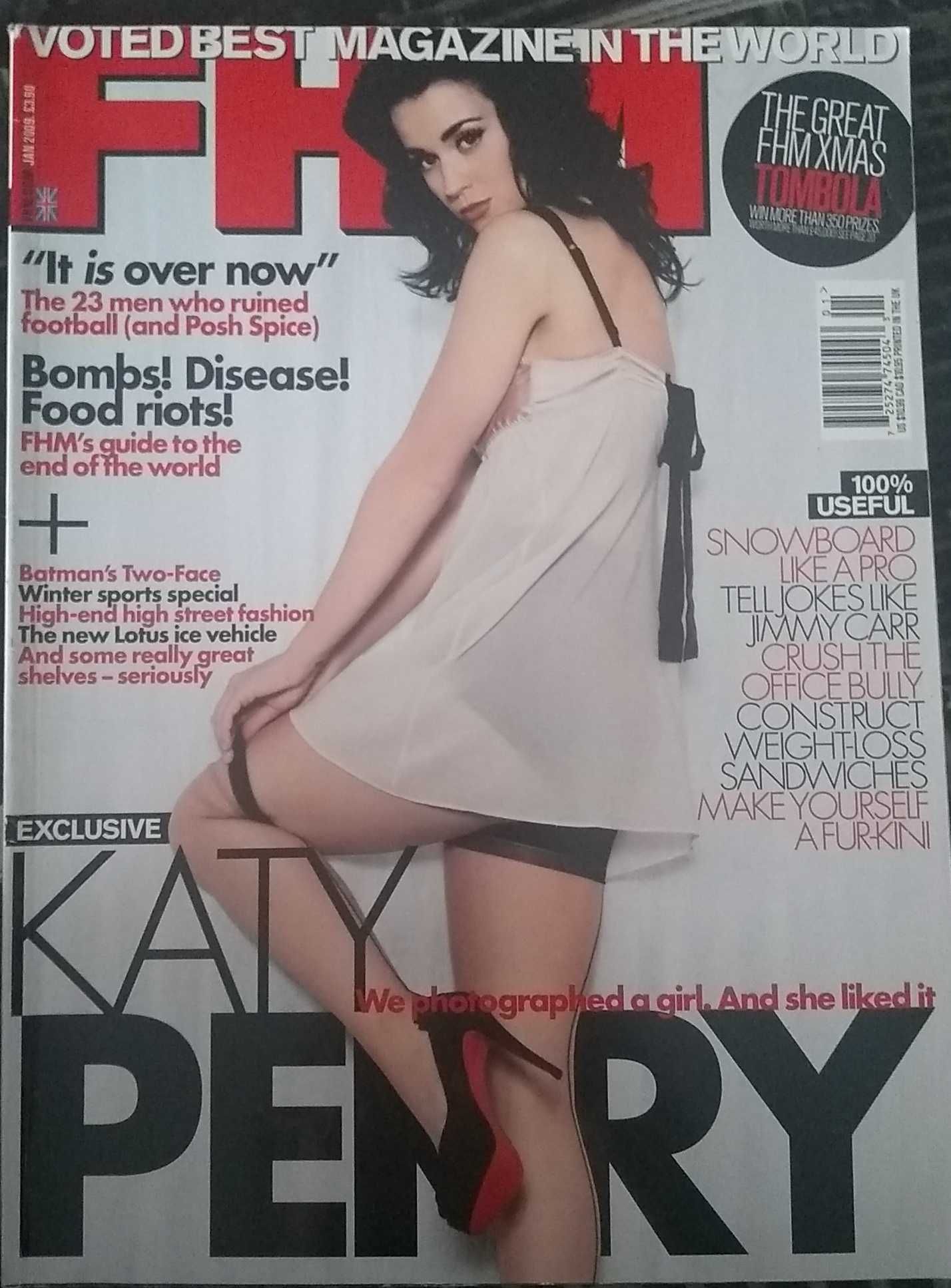 Katy Perry pocztówki unikaty z USA i 2 magazyny: FHM z UK i Vogue