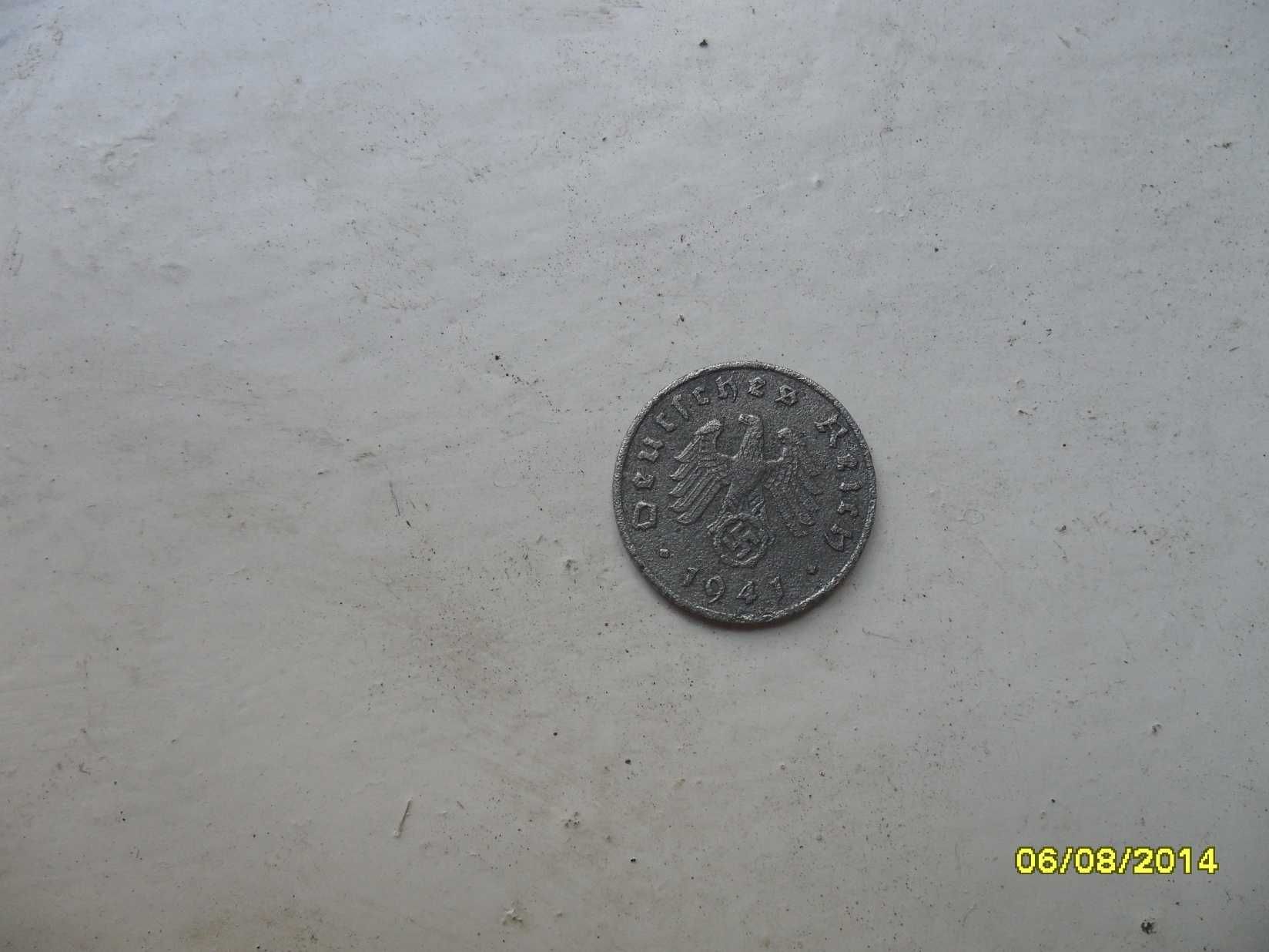 Монеты Германии 1 Reichspvennig времён Третьего Рейха,100 % оригинал.