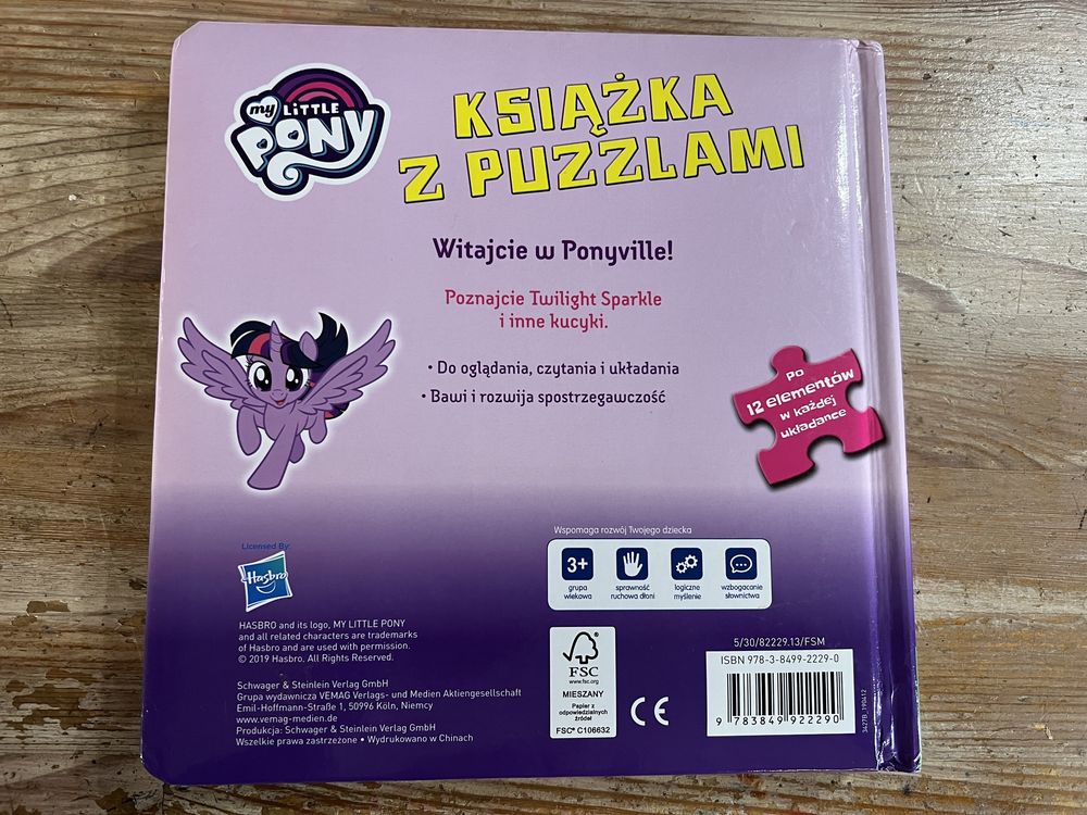 Ksiażka z Puzzlami My Little Pony