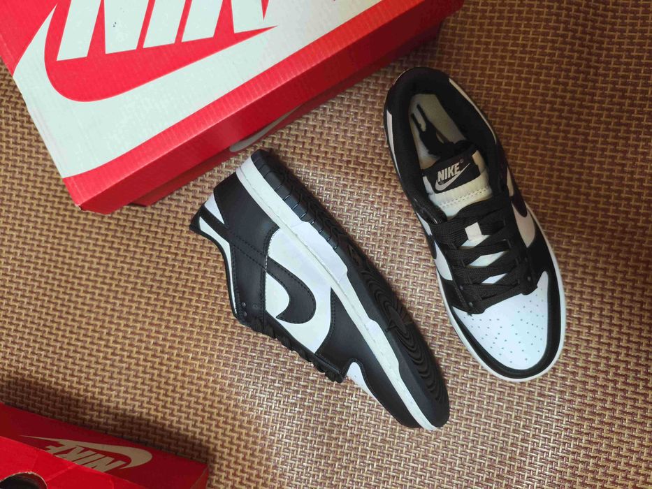 Damskie trampki Nike, białe i czarne. Rozmiar 38