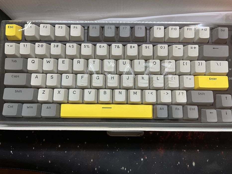 Клавіатура механічна AJAZZ AK820 Black-Yellow