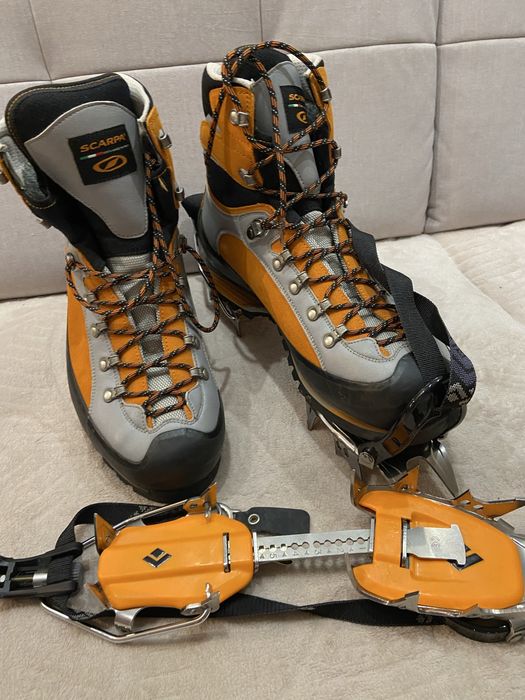 Buty wspinaczkowe i raki