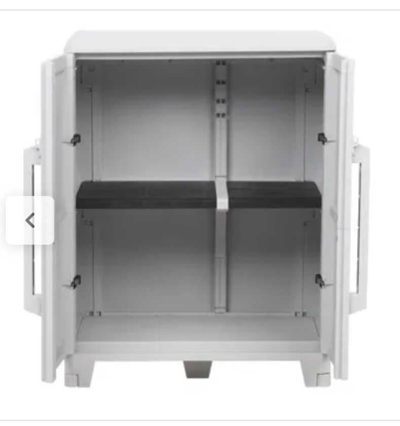 armário em pvc cinza 2 portas transforming