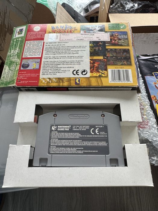 Banjoo Tooie N64 Nintendo Versáo Portuguesa