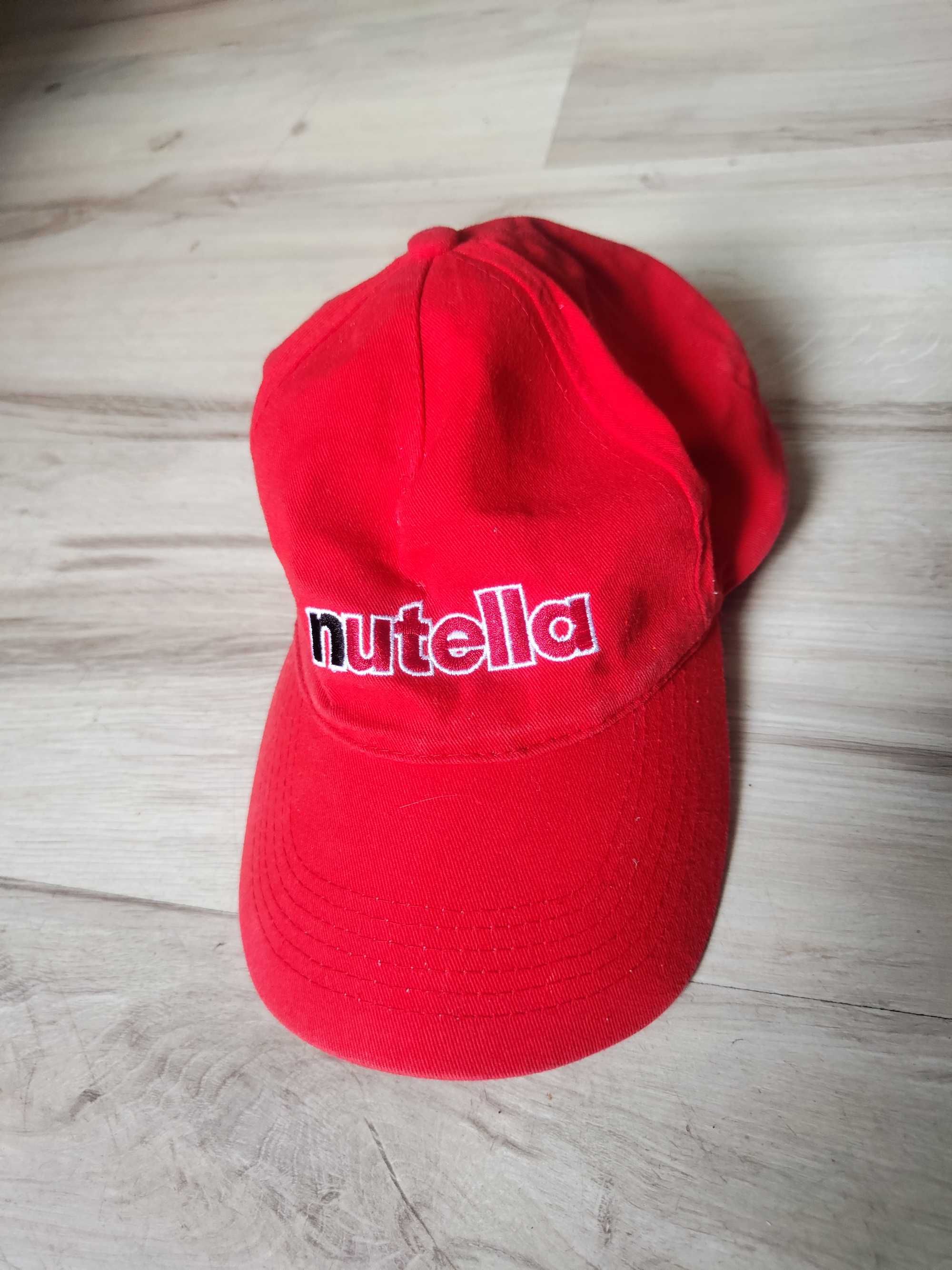 Czapka z daszkiem ( przeciwsłoneczna na lato ) Czerwona - Nutella