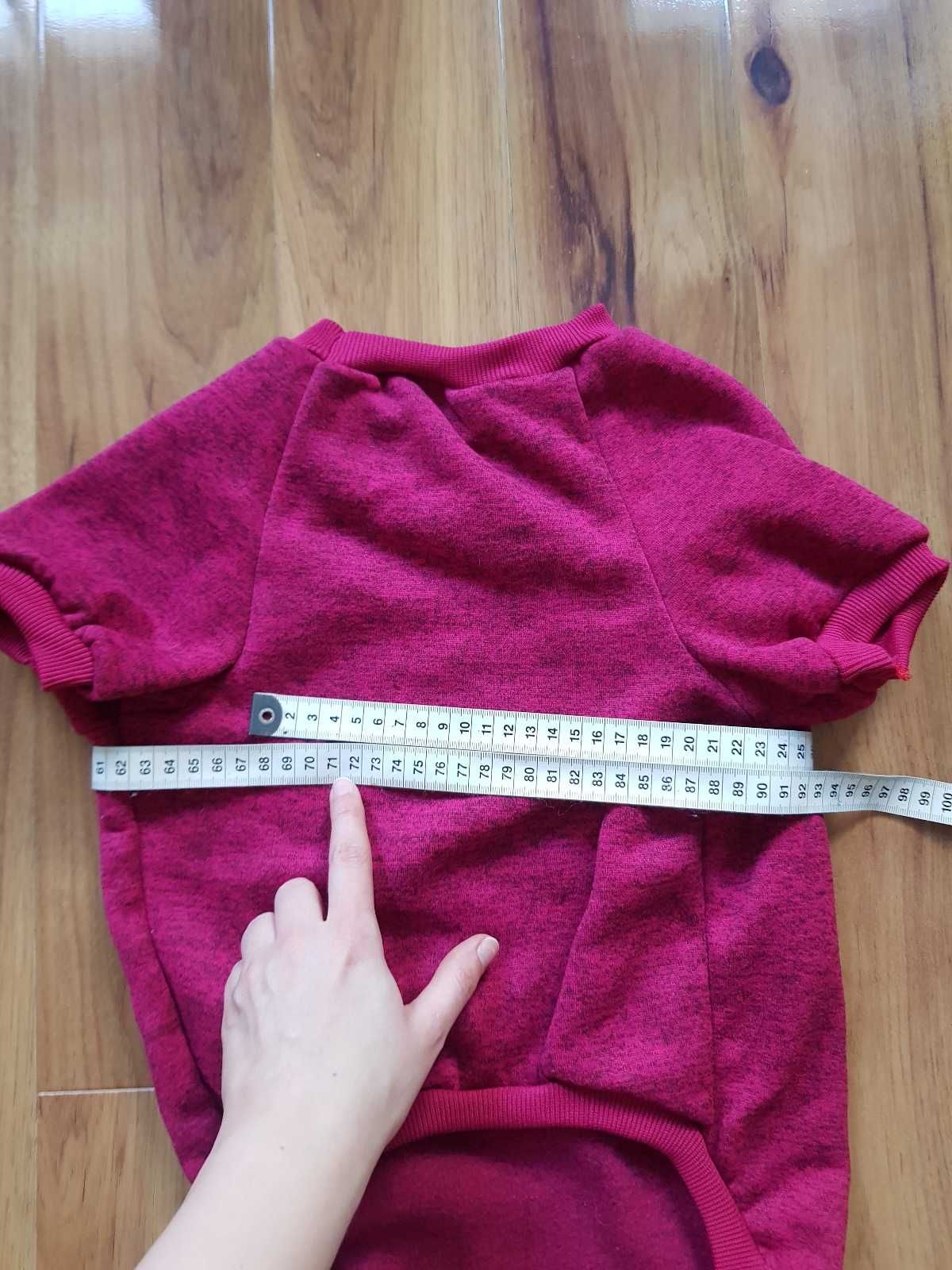 Ciemnoróżowa bluza dla psa XL ubranko dla dużego pieska