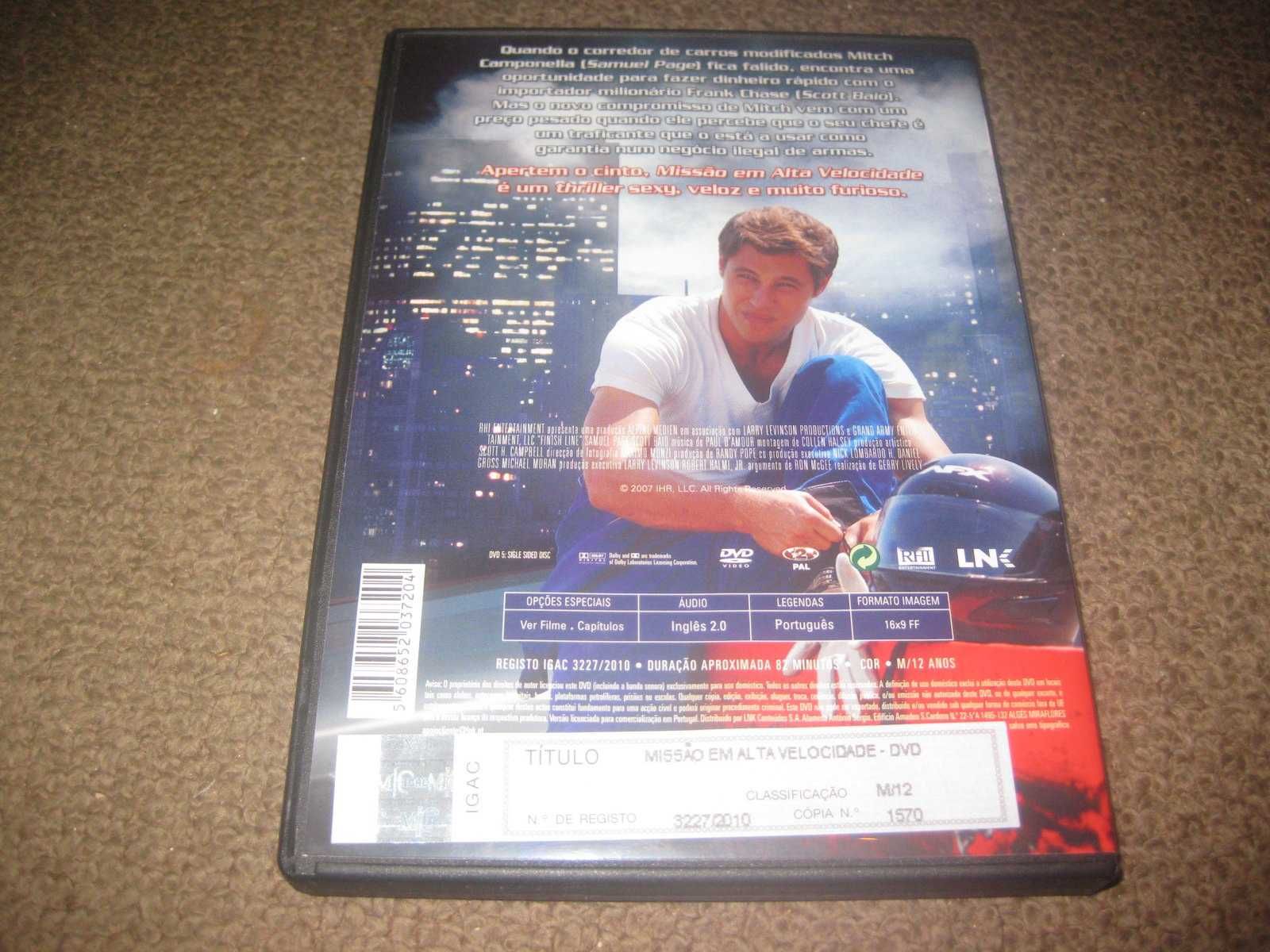 DVD "Missão em Alta Velocidade" de Gerry Lively