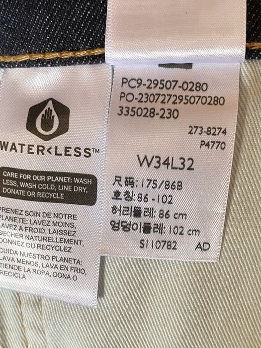 Джинси Levi's 501® Original Regular Fit розмір W34 L32