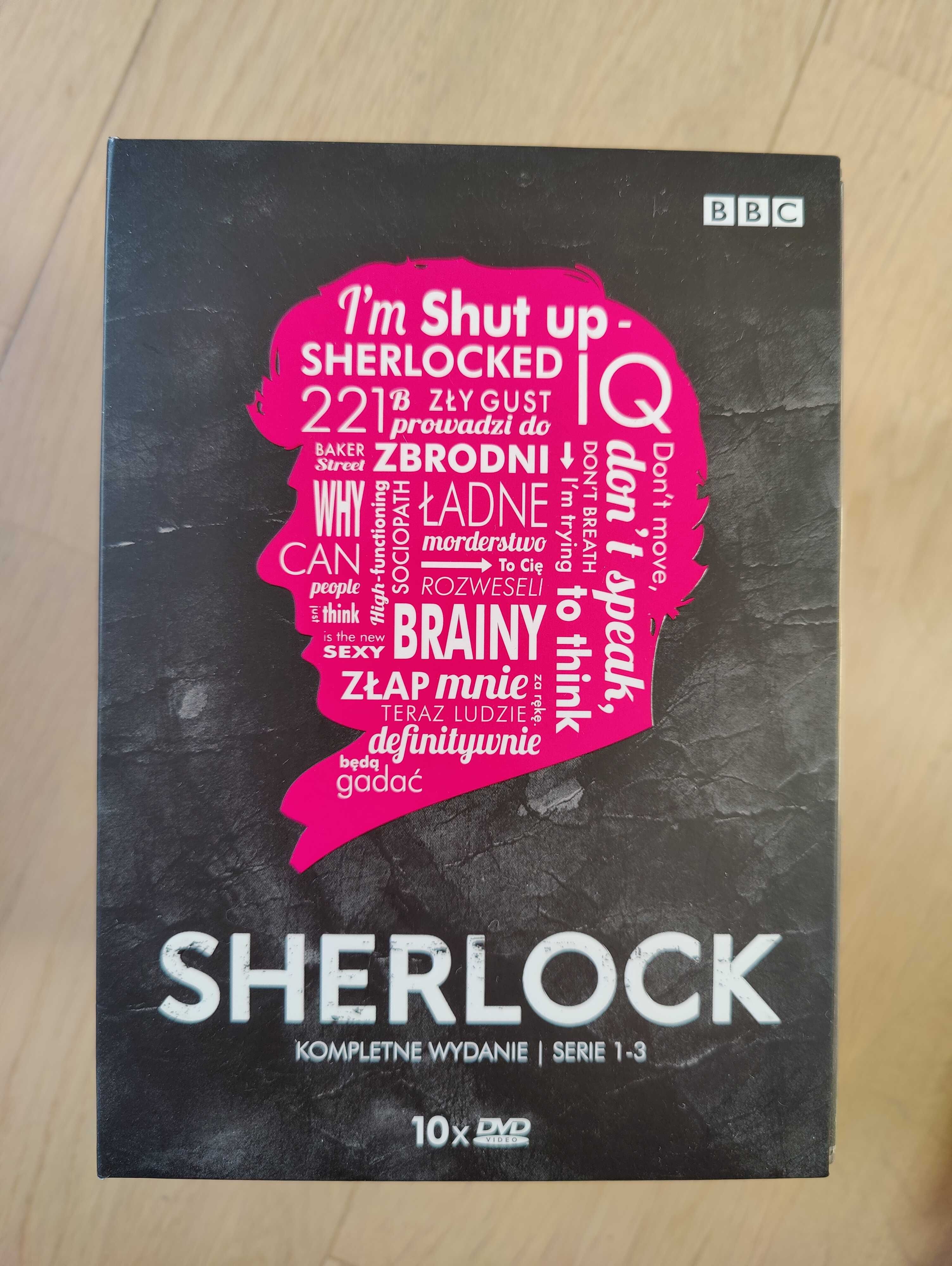 Sherlock DVD kolekcja, sezony 1-3 lektor PL