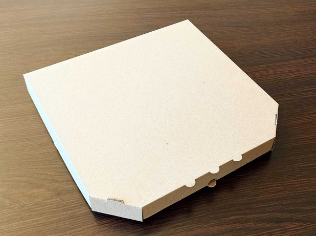 Коробки для піци 32 см, 40 см бура з друком та без