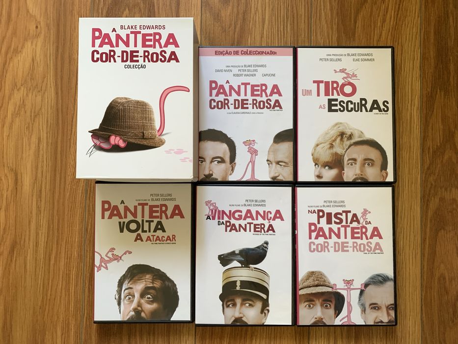 A Pantera Cor-de-Rosa - Peter Sellers - 5 dvds + Caixa