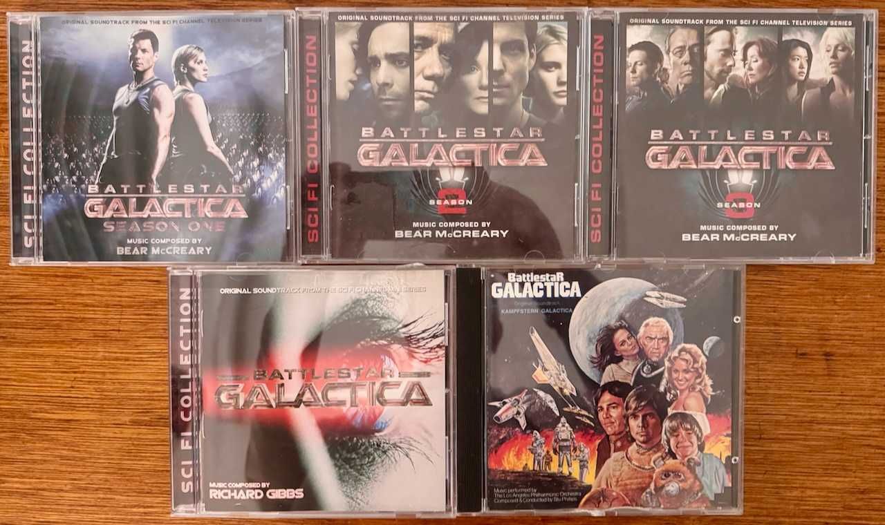 5 CDs - Bandas Sonoras - Série TV Galactica