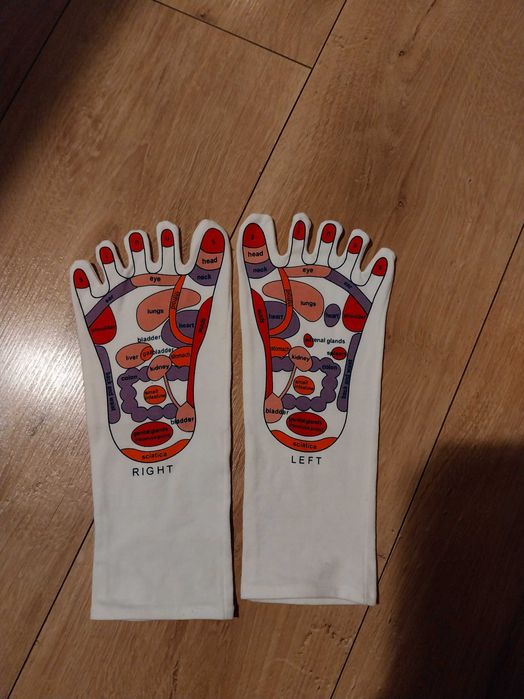 Skarpety skarpetki  z palcami pięciopalczaste 34