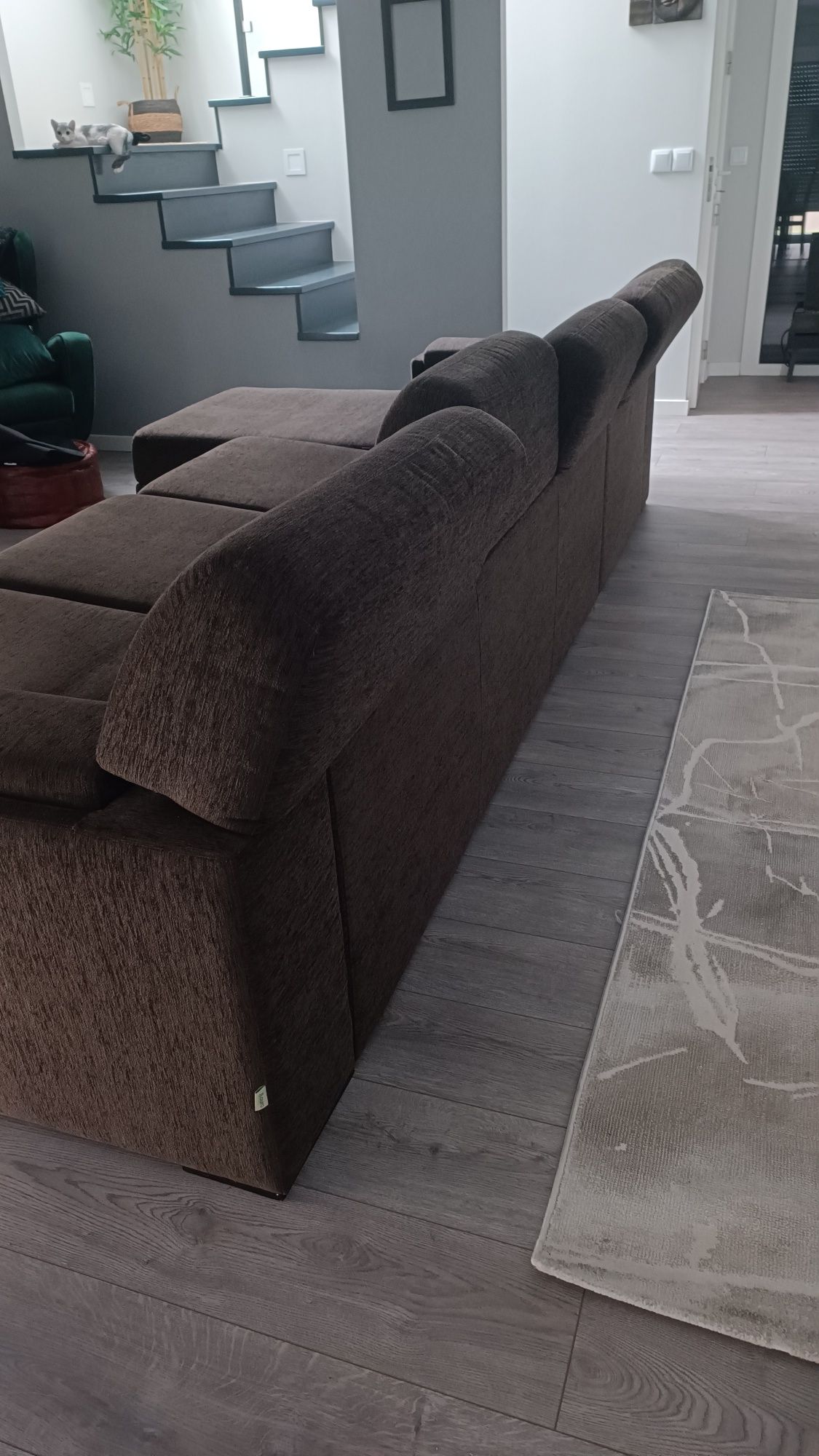 Sofá com chaise long (320x150 cm)