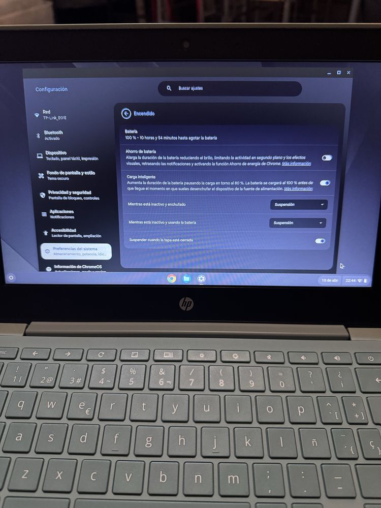 HP chomebook 4g de ram